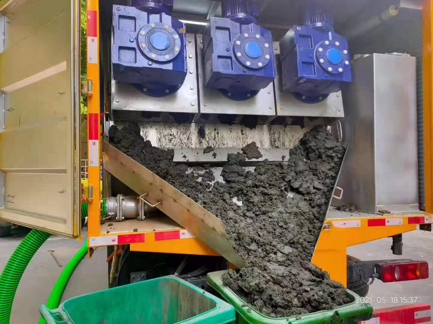 会昌化粪池清掏城市维护站-泥浆净化干湿分离处理